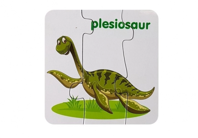 Educational Puzzle Dinosaurs English Connections