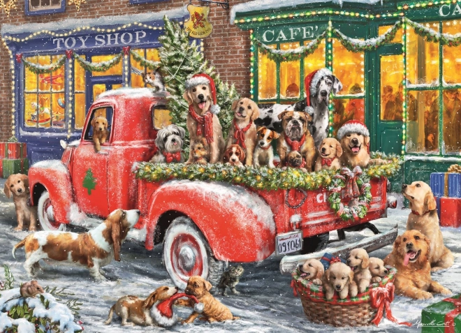 Trefl wood craft origin festive helpers jigsaw puzzle 1000 pieces