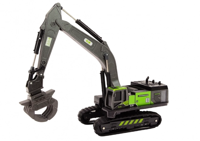 Crawler Excavator Toy with Grabber and Drill