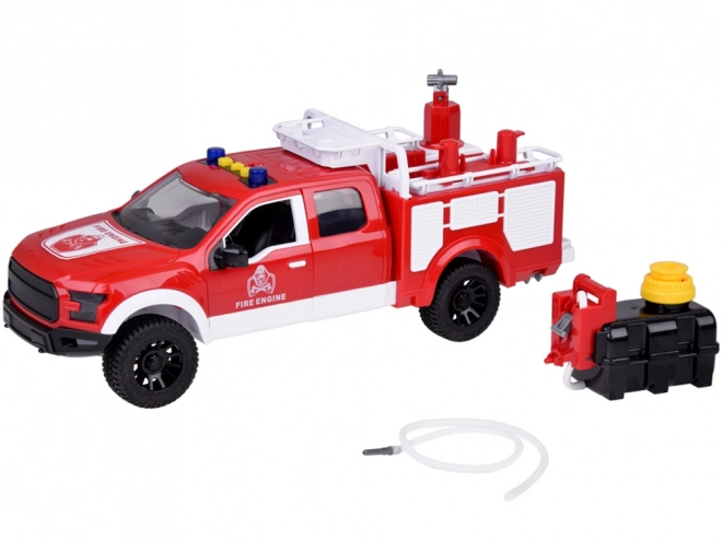 Fire Truck with Rotating Hose and Sounds