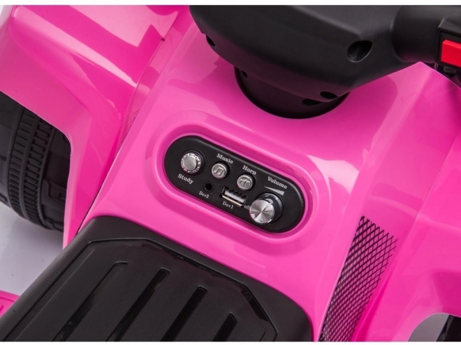 Children's Battery Quad Pink