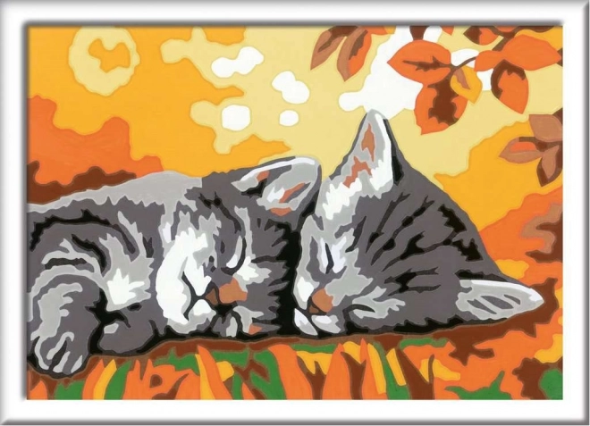 CreArt Autumn Kittens Painting Kit