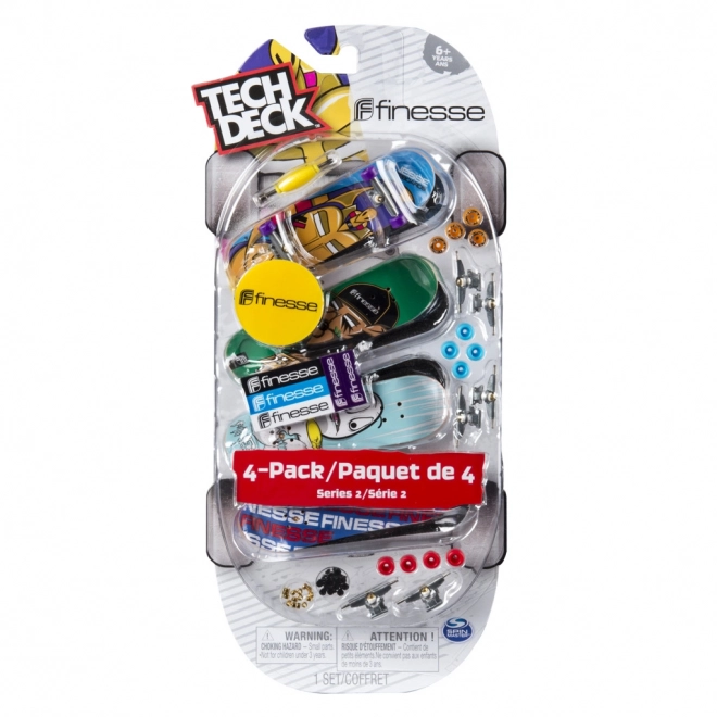 Tech Deck Fingerboard Set 4-Pack Assortment