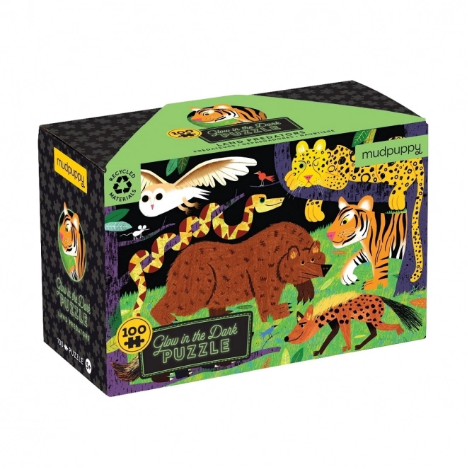 Glow in the Dark Wilderness Predators Puzzle