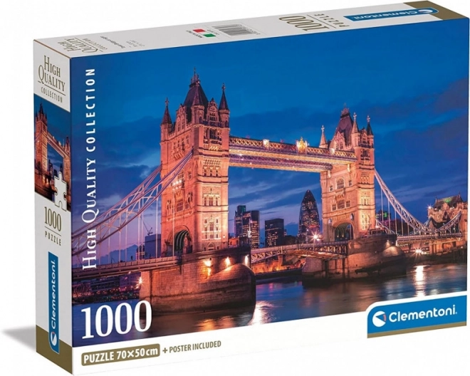 Clementoni 1000-piece Puzzle - Tower Bridge Night