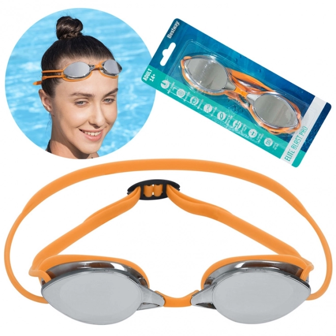 Mirror Swimming Goggles 14+ Bestway – orange