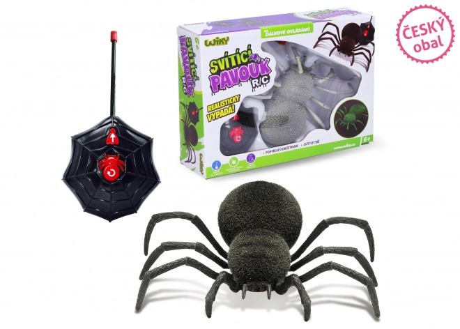 Remote Control Glowing Spider 20 cm