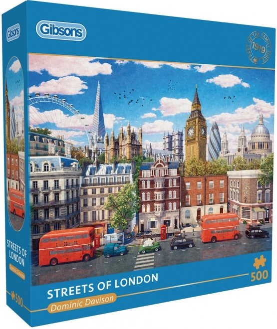 London Streets 500 Piece Puzzle