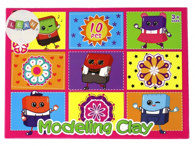 Artistic Modeling Clay Set 10 Colors