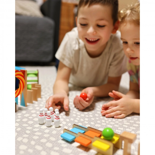 Verrückte Holz-Domino-Spiele