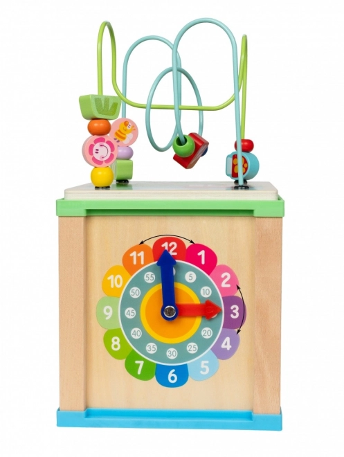 Wooden Activity Cube