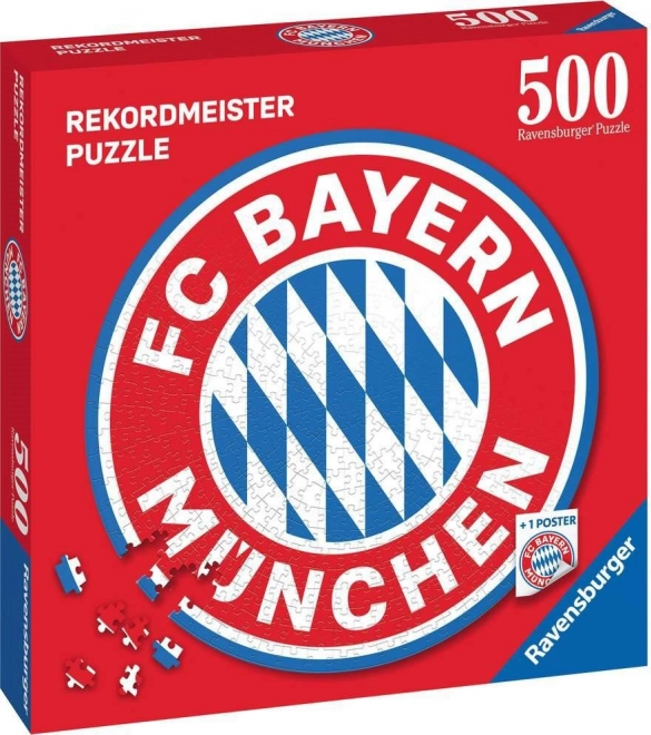 Round Puzzle FC Bayern Logo