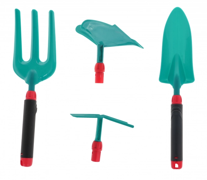 Children's Garden Tool Set - Fork, Trowel, Soil Scoop, Hoe