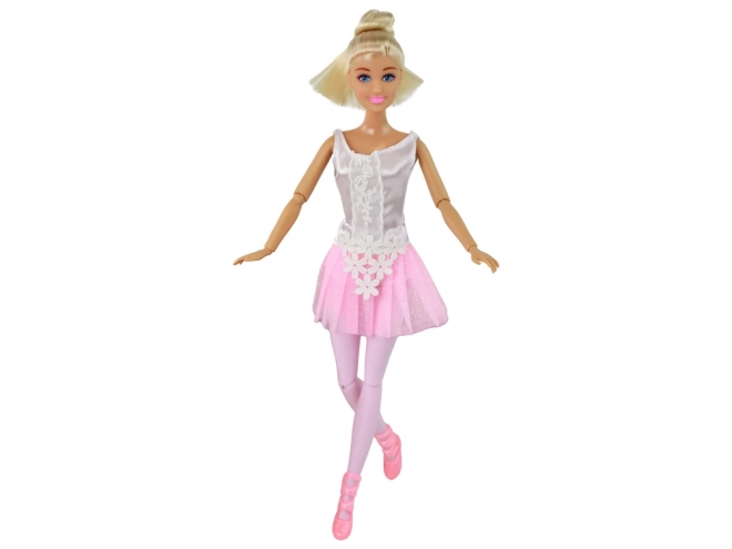 Anlily Ballerina Doll with Pink Dress