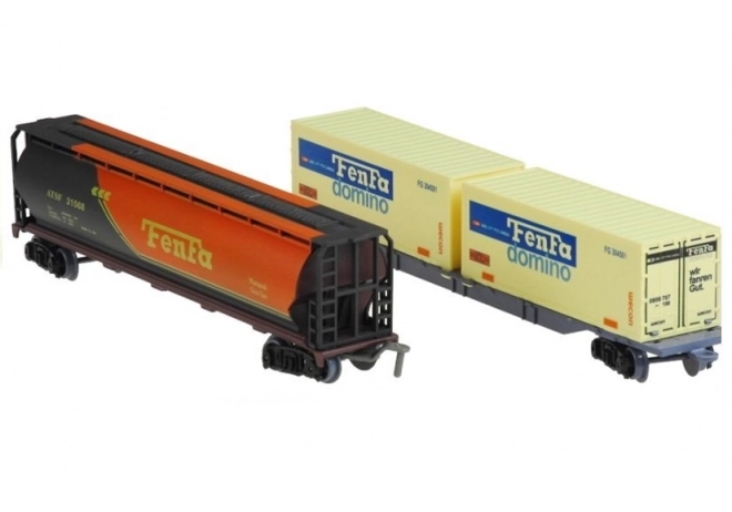 Large FENFA Train Set with Locomotive and Cars