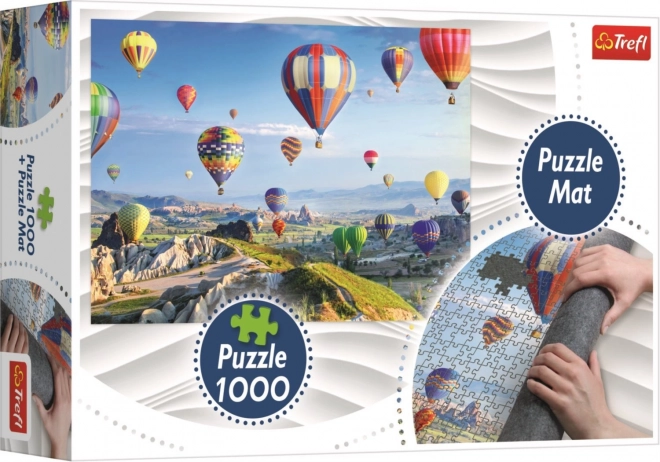 Trefl Puzzle Balloons Over Cappadocia with Puzzle Mat