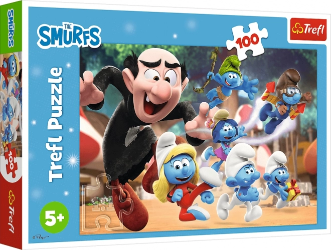 Smurfs Puzzle: Papa Smurf's Lesson 100 Pieces