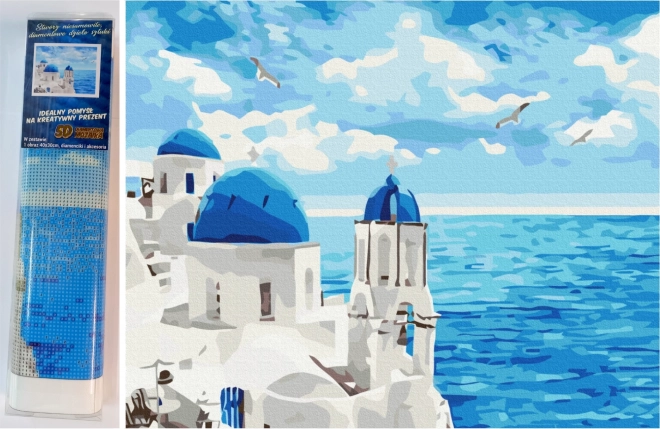 Diamond Painting Santorini Skies 30x40cm