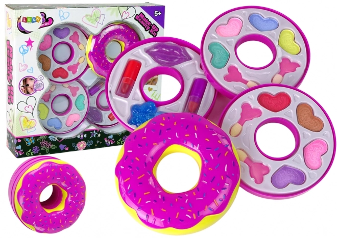 Pink Donut Makeup Kit for Kids