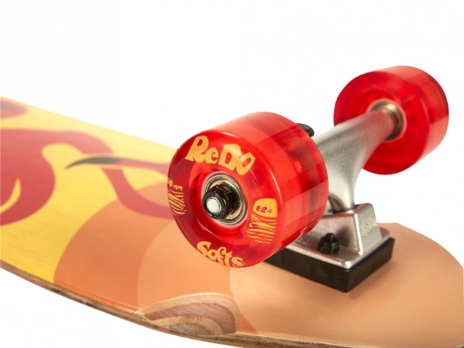 Wooden Skateboard ReDo Flaming