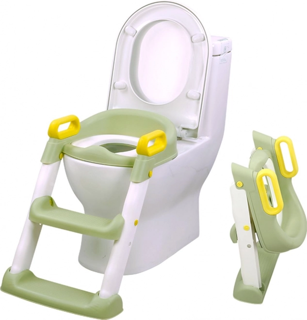 Skippy Green Toilet Seat with Ladder