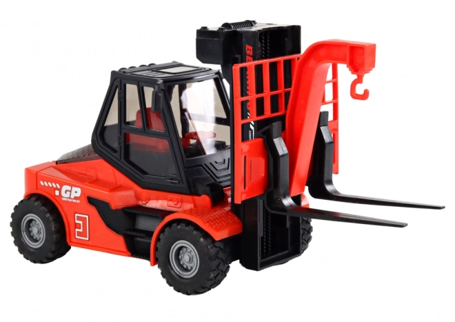 Red Forklift Toy with Sounds and Lights