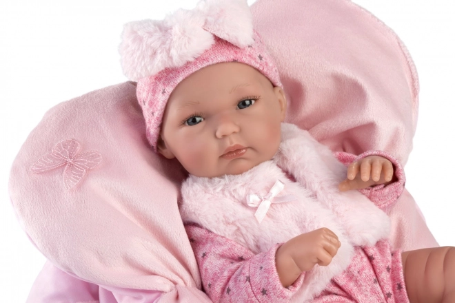 Realistic Baby Doll with Vinyl Body - 35 cm