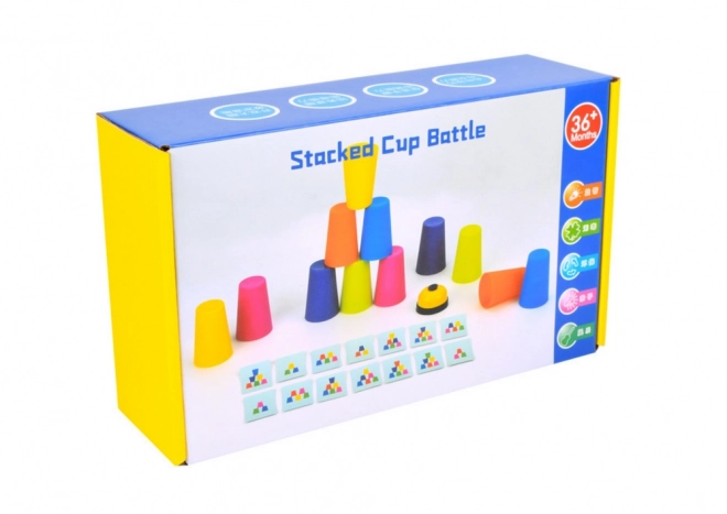 Stacked Cup Battle Skill Game