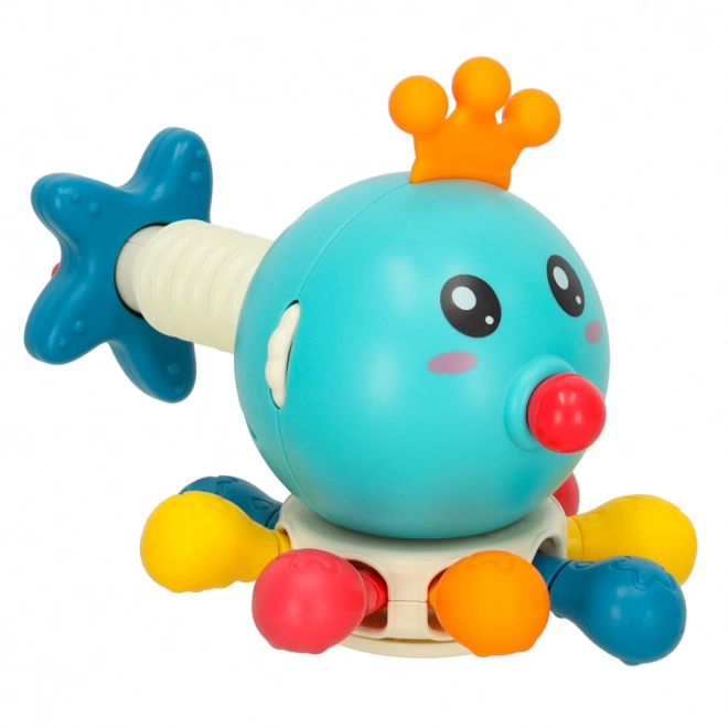 Octopus Sensory Toy for Infants Blue