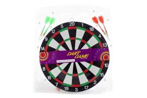 Dřevěný terč se šipkami 29 cm