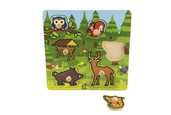 Wooden Puzzle My First Forest Animals