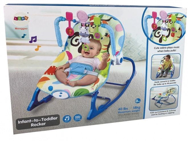 Multifunctional Baby Rocker Chair with Sounds and Vibrations