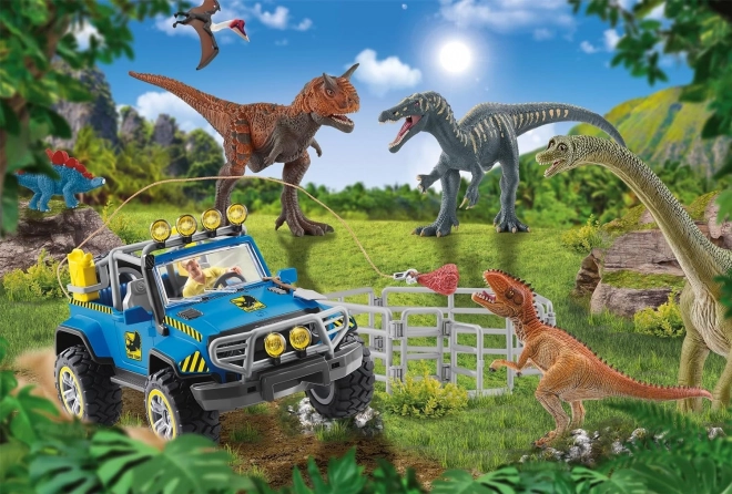 Dinosaur Giants Puzzle with Bonus Stegosaurus Figurine