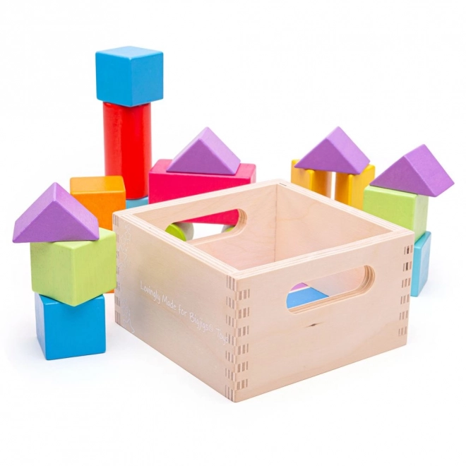 Bigjigs Baby First Wooden Block Set