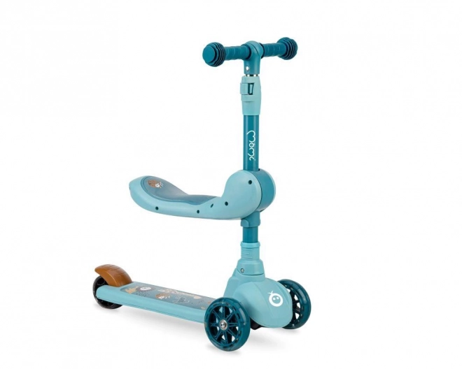 MoMi Kiuru 2-in-1 Balance Scooter Blue