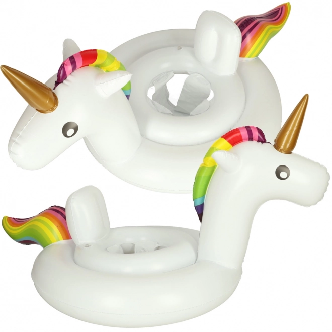 Inflatable Unicorn Seat Float for Kids