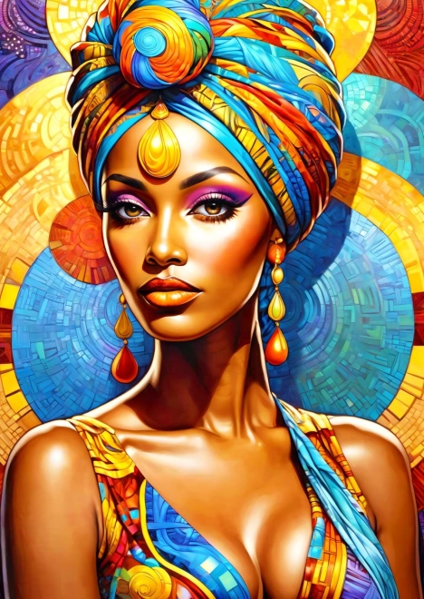 Enjoy African Beauty Puzzle 1000 Pieces