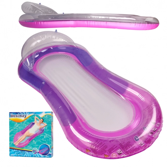 Inflatable Pool Lounge with Mesh Bestway Purple