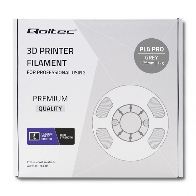 Professional 3D Printing Filament PLA PRO Gray