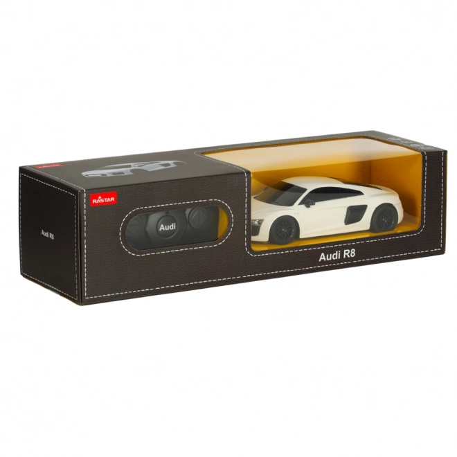 Remote Control Car Audi R8 White 2015 - 1:24 Scale