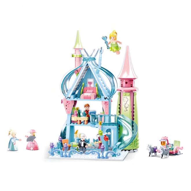 Sluban Winter Fairies Fantasy Castle