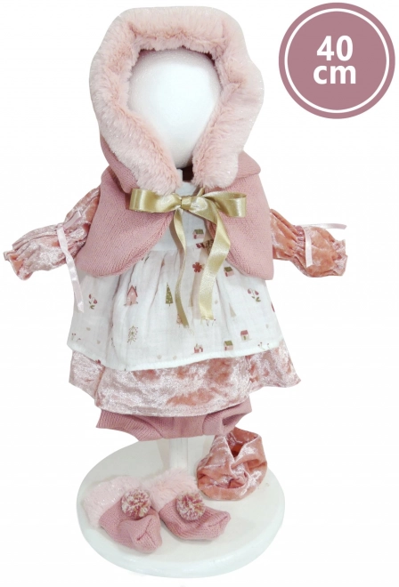 Realistic Doll Carla by Llorens with Soft Cloth Body 40 cm