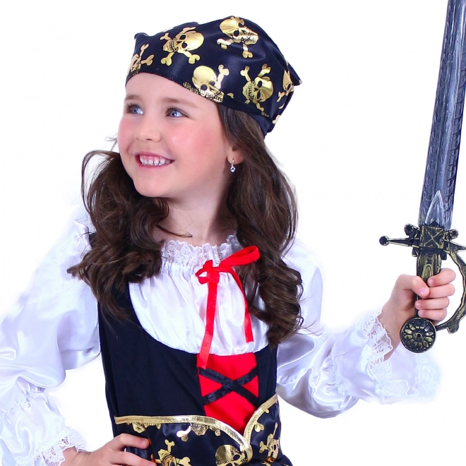 Pirate Girl Costume with Headscarf