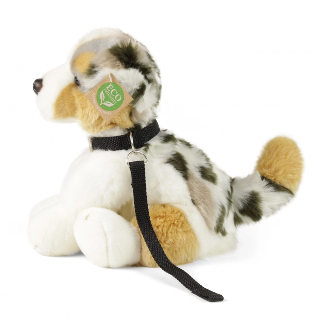 Plush Australian Shepherd with Leash