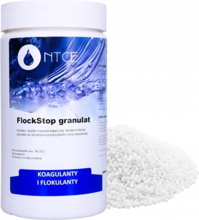 FlockStop granulát pro koagulaci vody v bazénu 1 kg