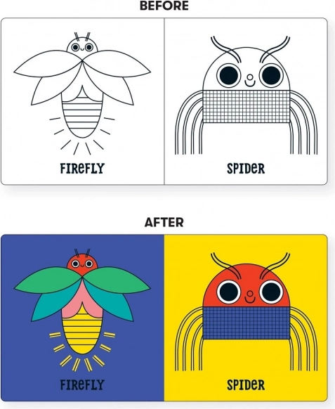 Mudpuppy Bath Book Bugs