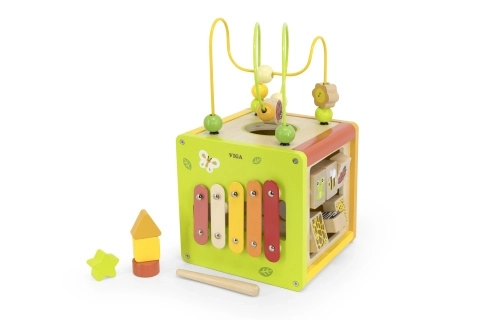 Wooden Activity Cube