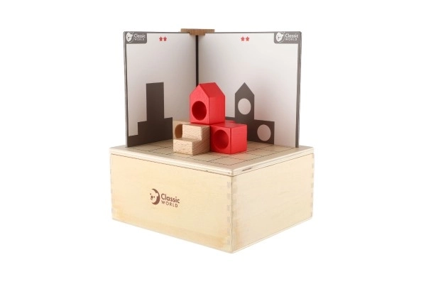 Wooden Construction Puzzle Set