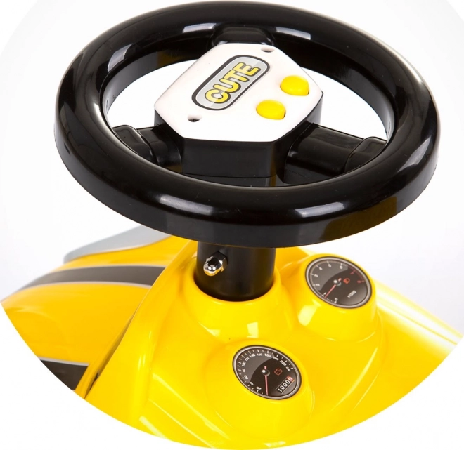 Chipolino walker car with melodies Go-Go yellow – Yellow