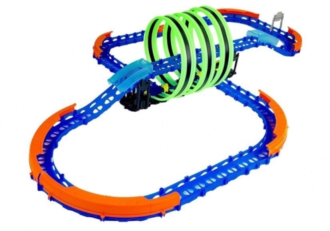 Glow in the Dark Racing Track with RC Car